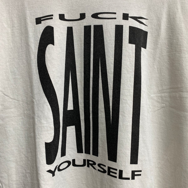 SAINT Mxxxxxx SHORT SLEEVE T-SHIRT ' SAINT YOURSELF ' / Saint Michael