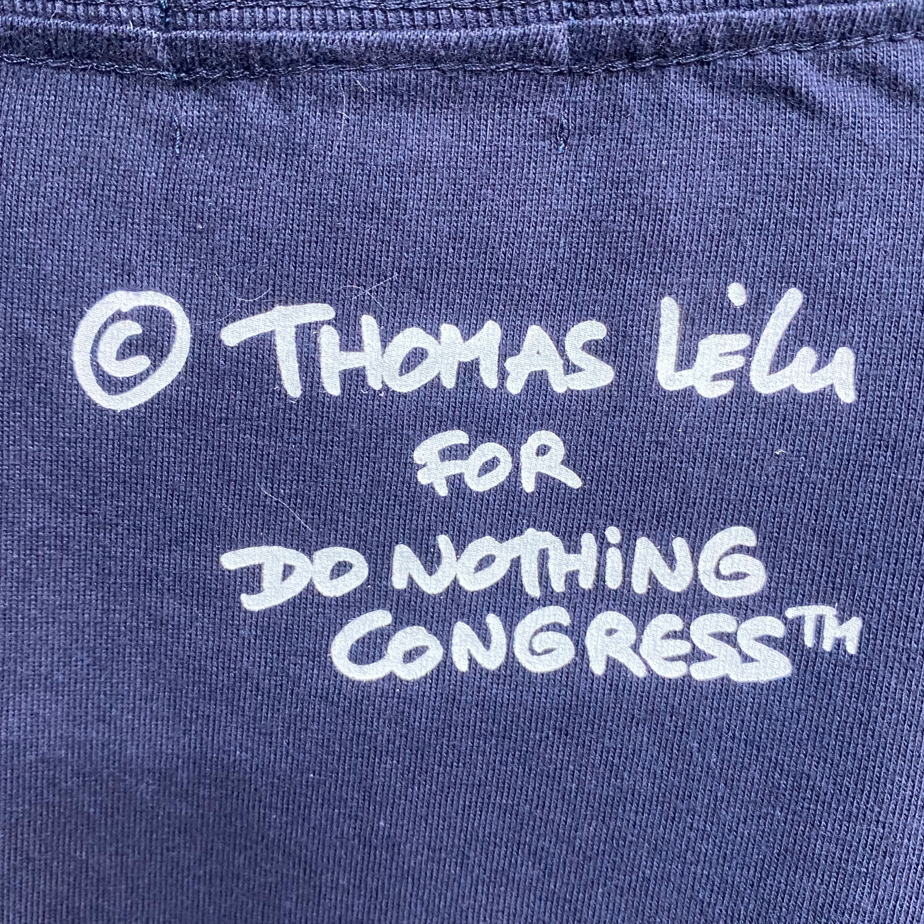 [ FINAL ONE ! ] Do Nothing Congress S/S TEE SHIRT DNC x Thomas Lelu Pull " OUT OF BED " / Do Nothing Congress
