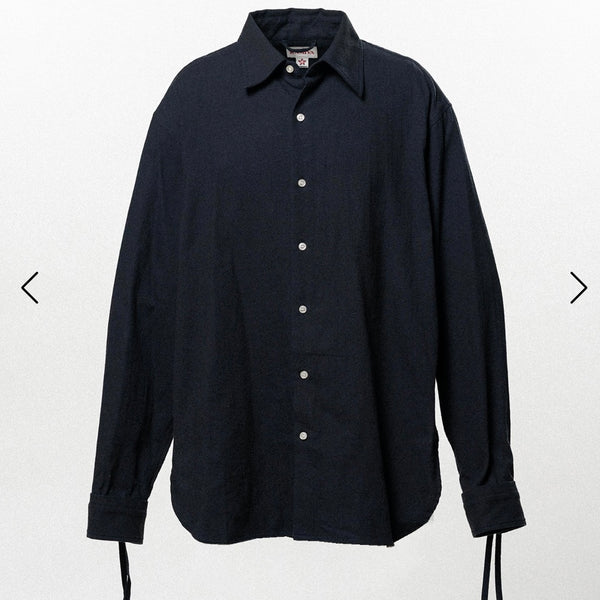 KAMIYA  Ash Fade Drawstring Cuff Shirt / KAMIYA