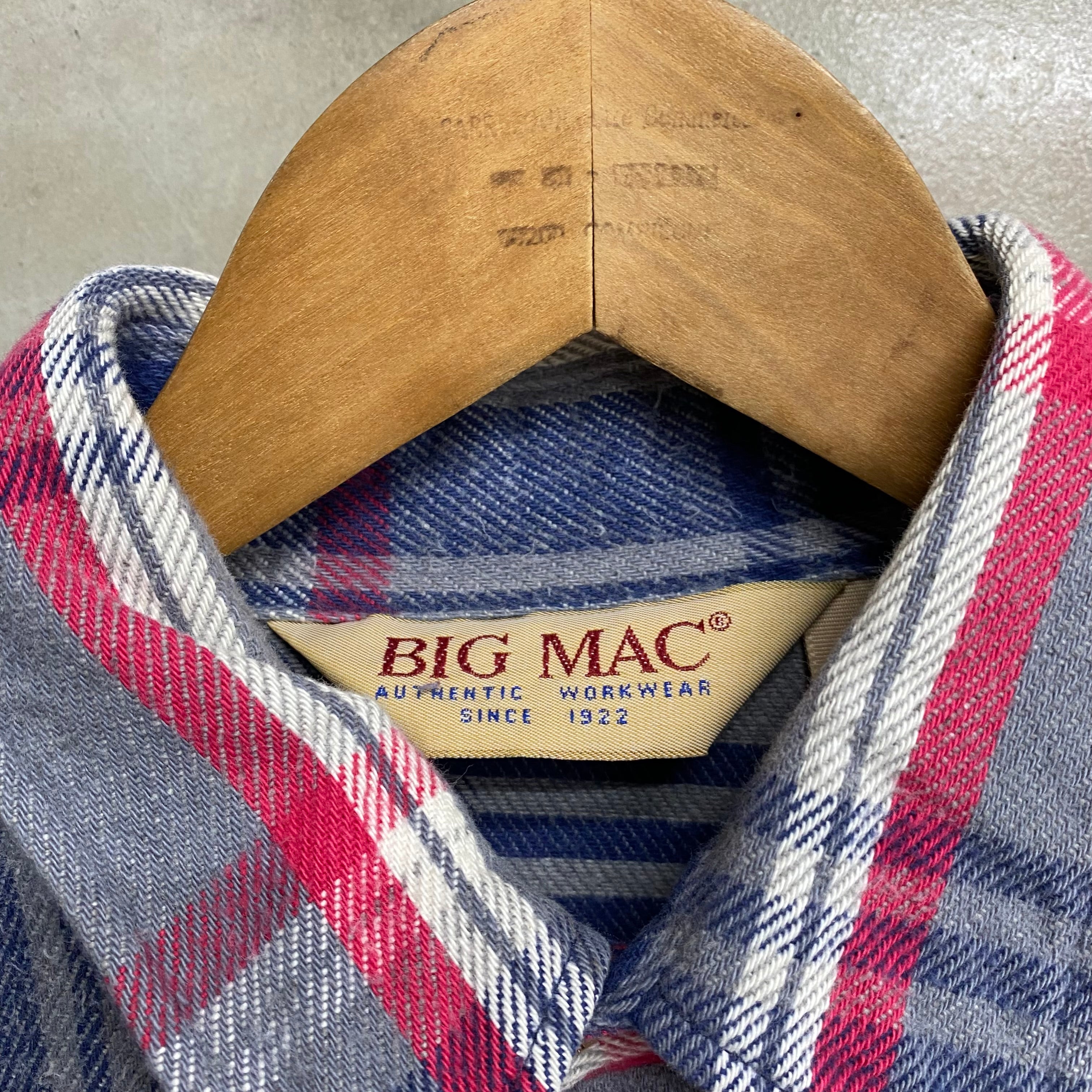 [ USED ] BIG MAC FLANNEL CHECK SHIRT  / USED STREET