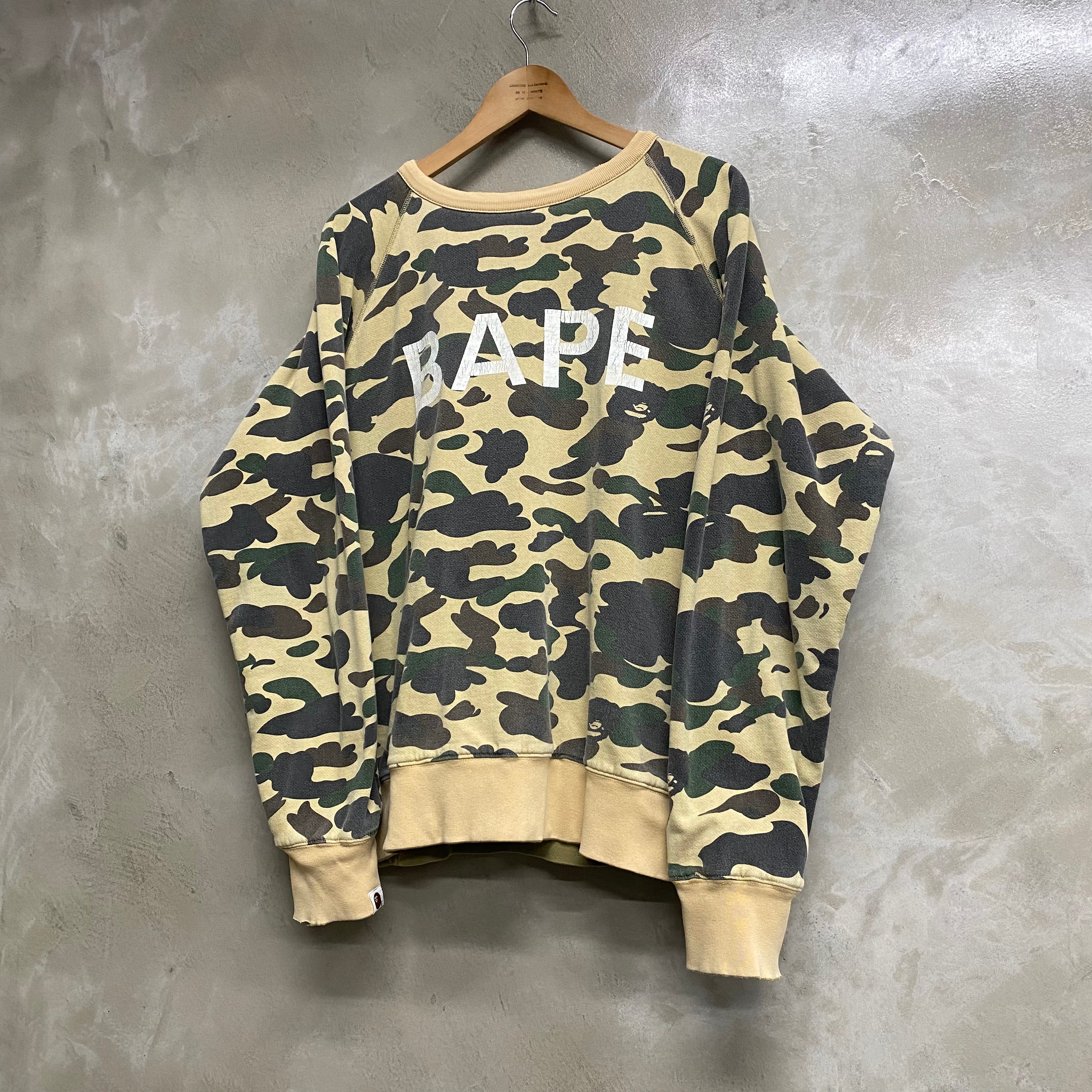 [ ONLY ONE ! ] A BATHING APE REVERSIBLE  SWEAT SHIRT ‘ 1ST CAMO ’ / STREET ARCHIVE PIECES