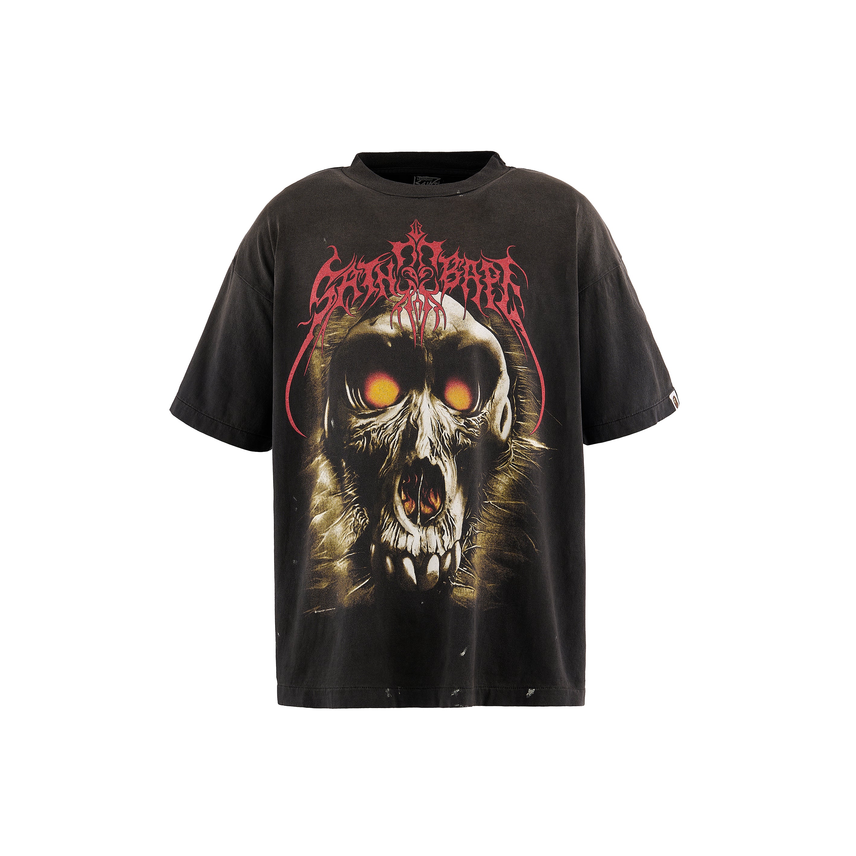 SAINT Mxxxxxx x A BATHING APE  SHORT SLEEVE T-SHIRTS ' SAINT BAPE  ' -COLLABORATION-/ Saint Michael