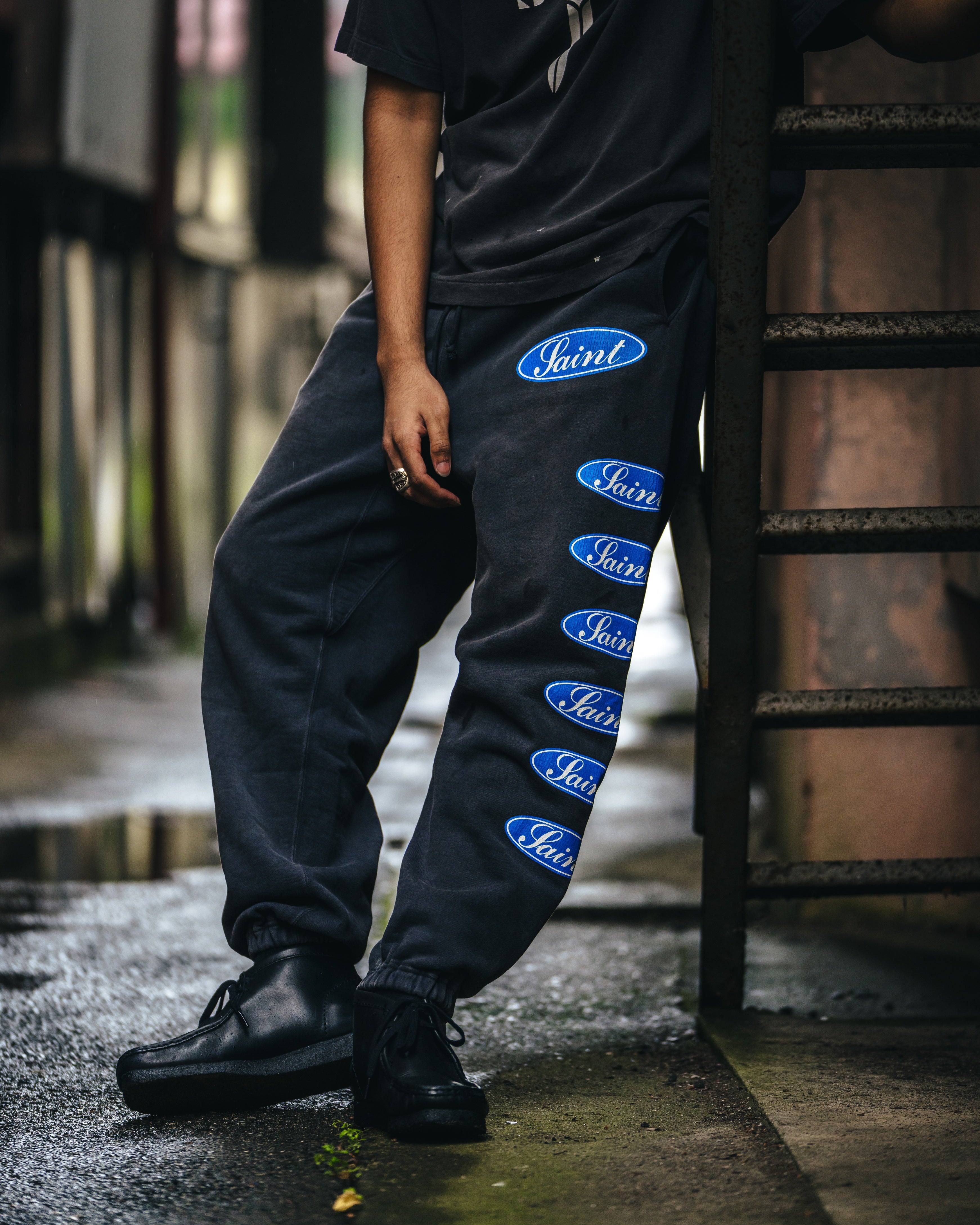 SAINT Mxxxxxx SWEAT PANTS “ LOVE AMONG “ / Saint Michael