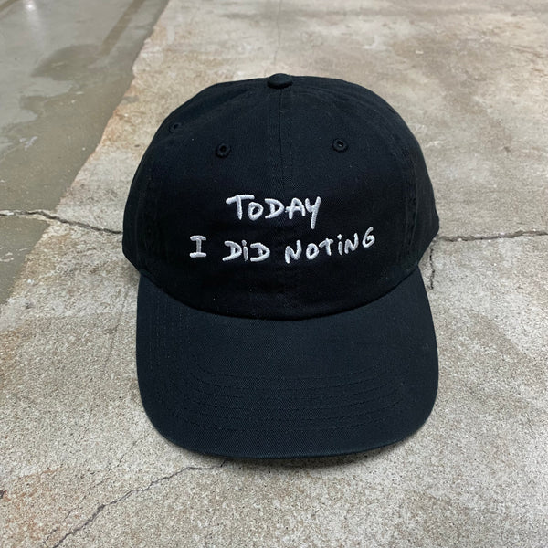 Do Nothing Congress CAP DNC x Thomas Lelu " TODAY I DID NOTHING " / Do Nothing Congress