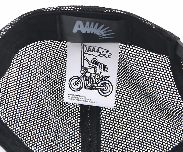 AIDOS MAGAZINE CHAOS TRUCKER CAP / AIDOS MAGAZINE