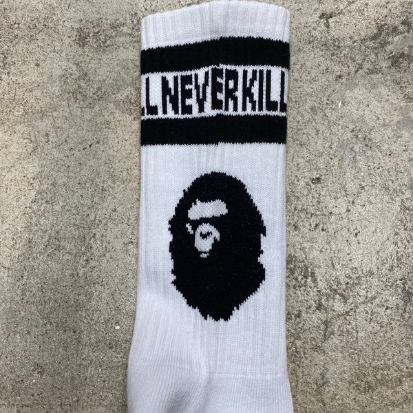 SAINT MICHAEL x BAPE® SOCKS ' APE ' -COLLABORATION- / Saint Michael