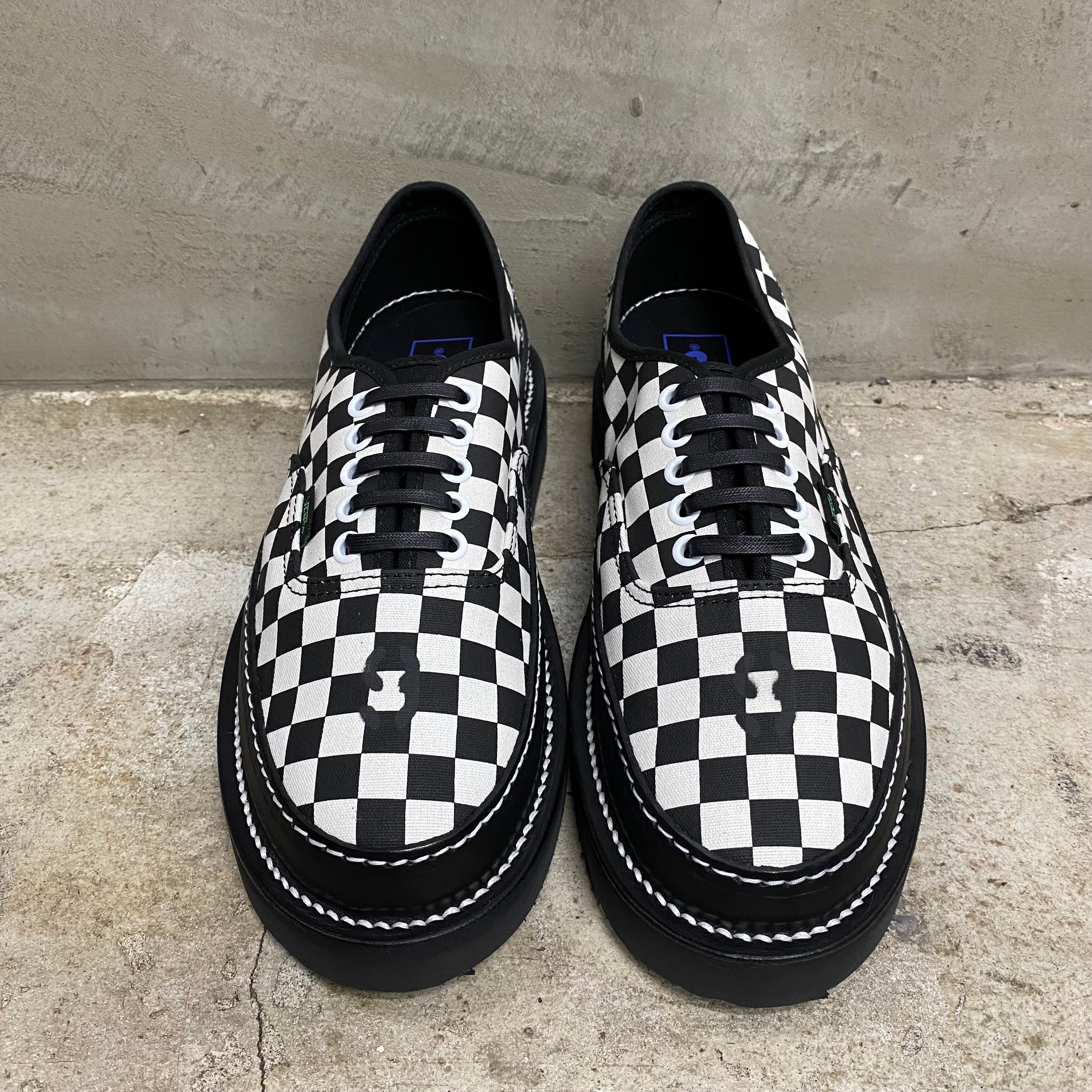 CUSTOM AUTHENTIC ‘ CHECKER ‘  -RECOUTURE × VANS × ANEX-