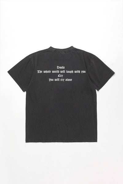 LOCALS ONLY Three face T-shirt / LOCALS ONLY