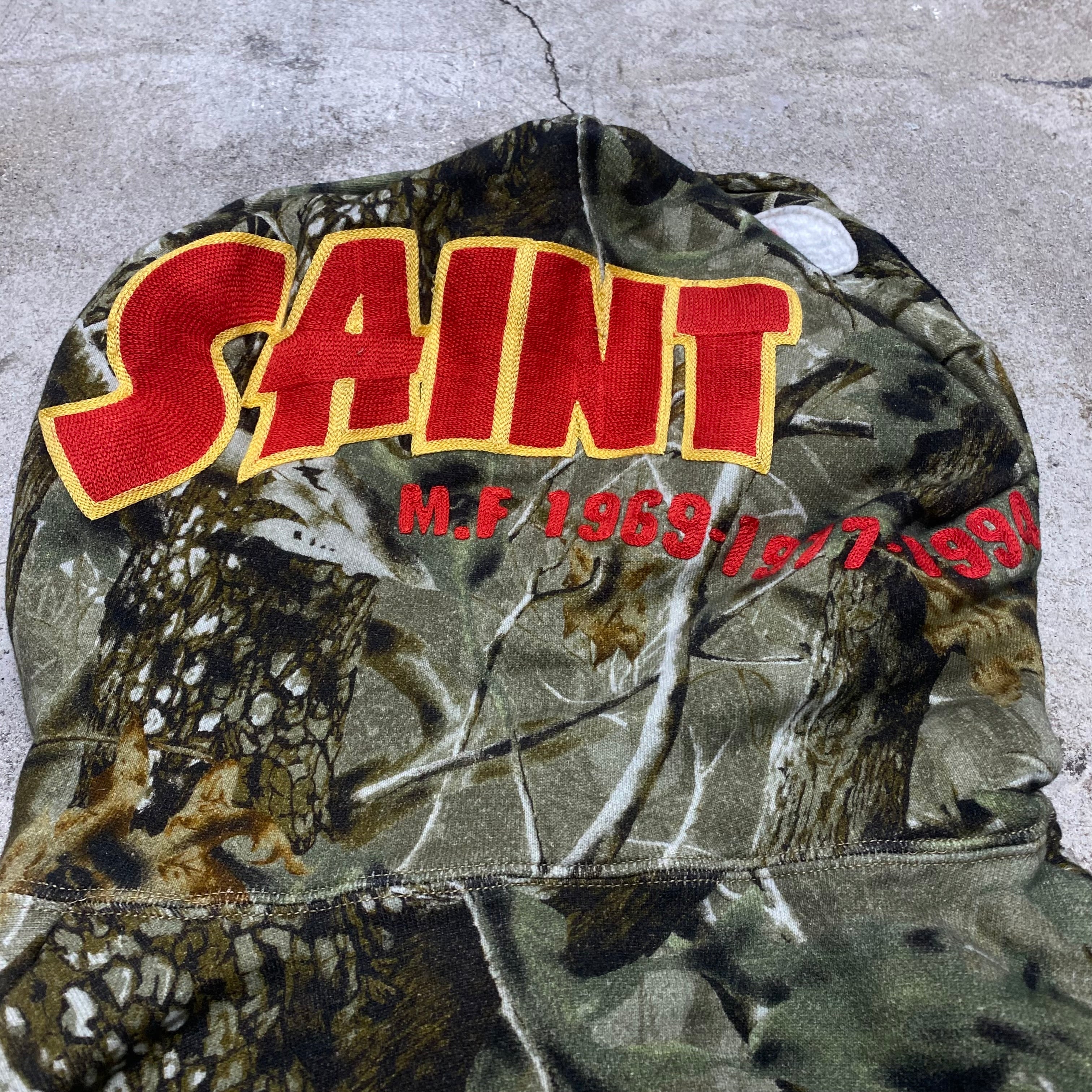 SAINT Mxxxxxx x A BATHING APE  ZIP HOODIE “ SAHARK “ -COLLABORATION-/ Saint Michael