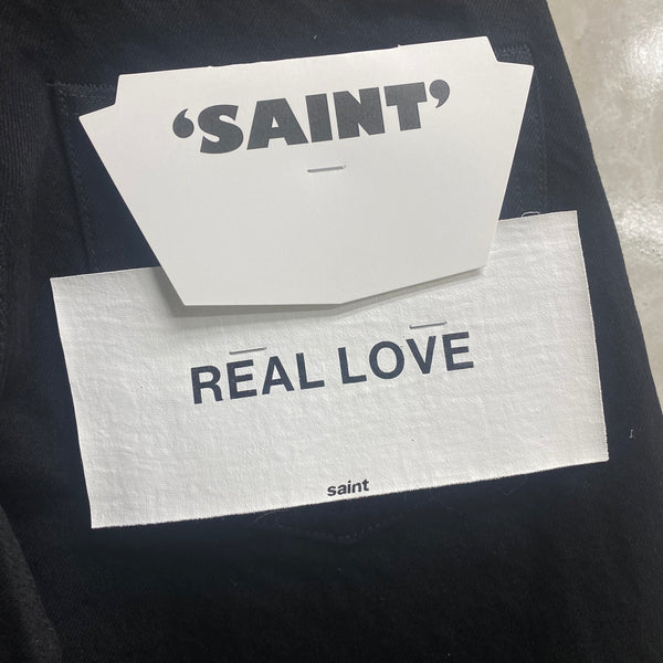 SAINT MICHAEL BLACK DENIM PANTS ' STRAIGHT ' / Saint Michael