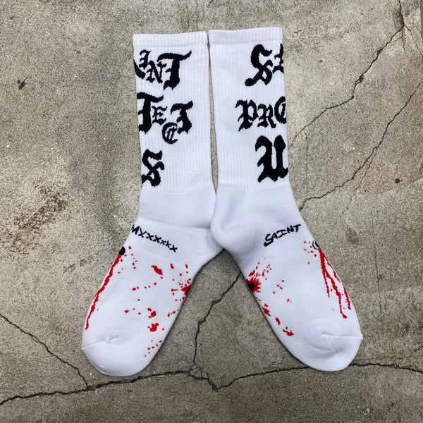 SAINT MICHAEL SOCKS ' SAINT PROTECT ' / Saint Michael