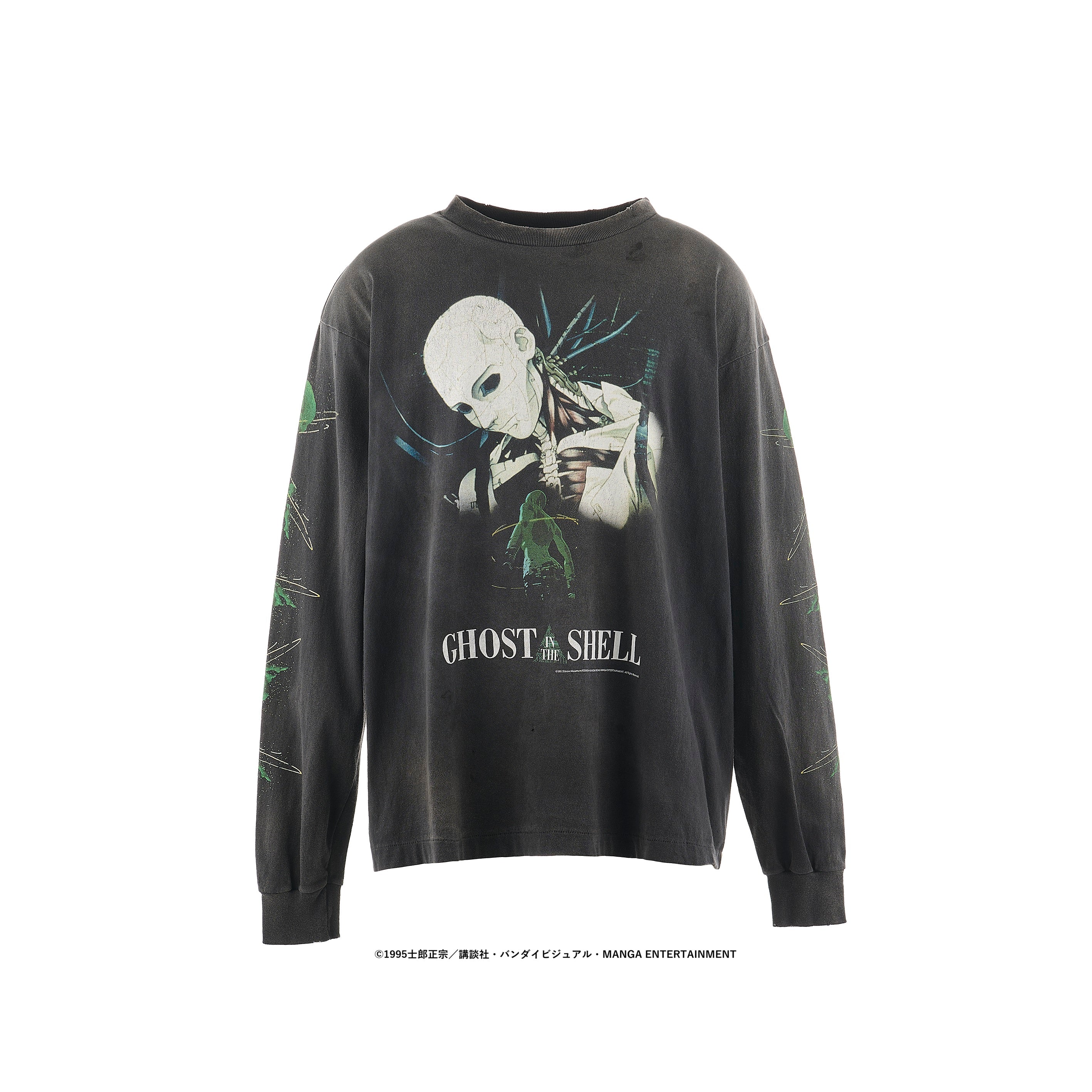 SAINT Mxxxxxx x GHOST IN THE SHELL LONG SLEEVE SHIRTS ' GITS ' -COLLABORATION-/ Saint Michael