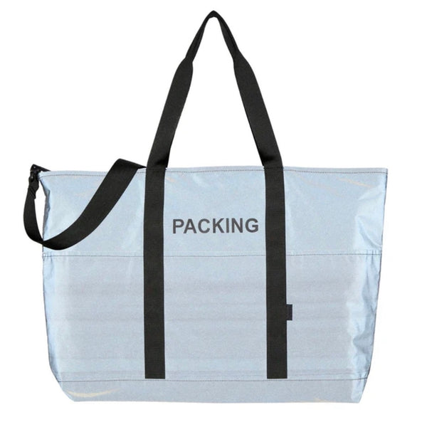 PA-059 BLACK REFLECTIVE TOTE / PACKING