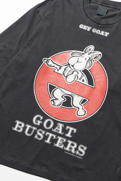 LOCALS ONLY Goat busters Long sleeve (Garment dyed black)  / LOCALS ONLY