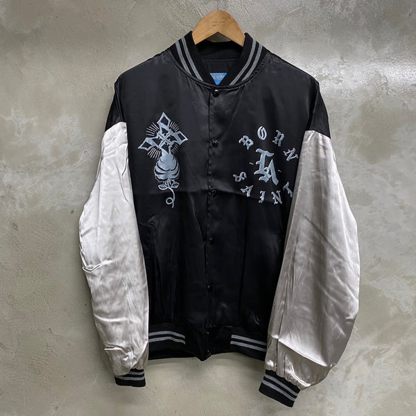 SAINT MICHAEL x BORN X RAISED SATIN JACKET -COLLABORATION- / Saint Michael