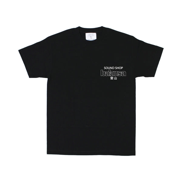 ［ FINAL ONE ! ］BALANSA  SSB LOGO T-SHIRT “ BLACK / WHITE “  / SOUND SHOP BALANSA