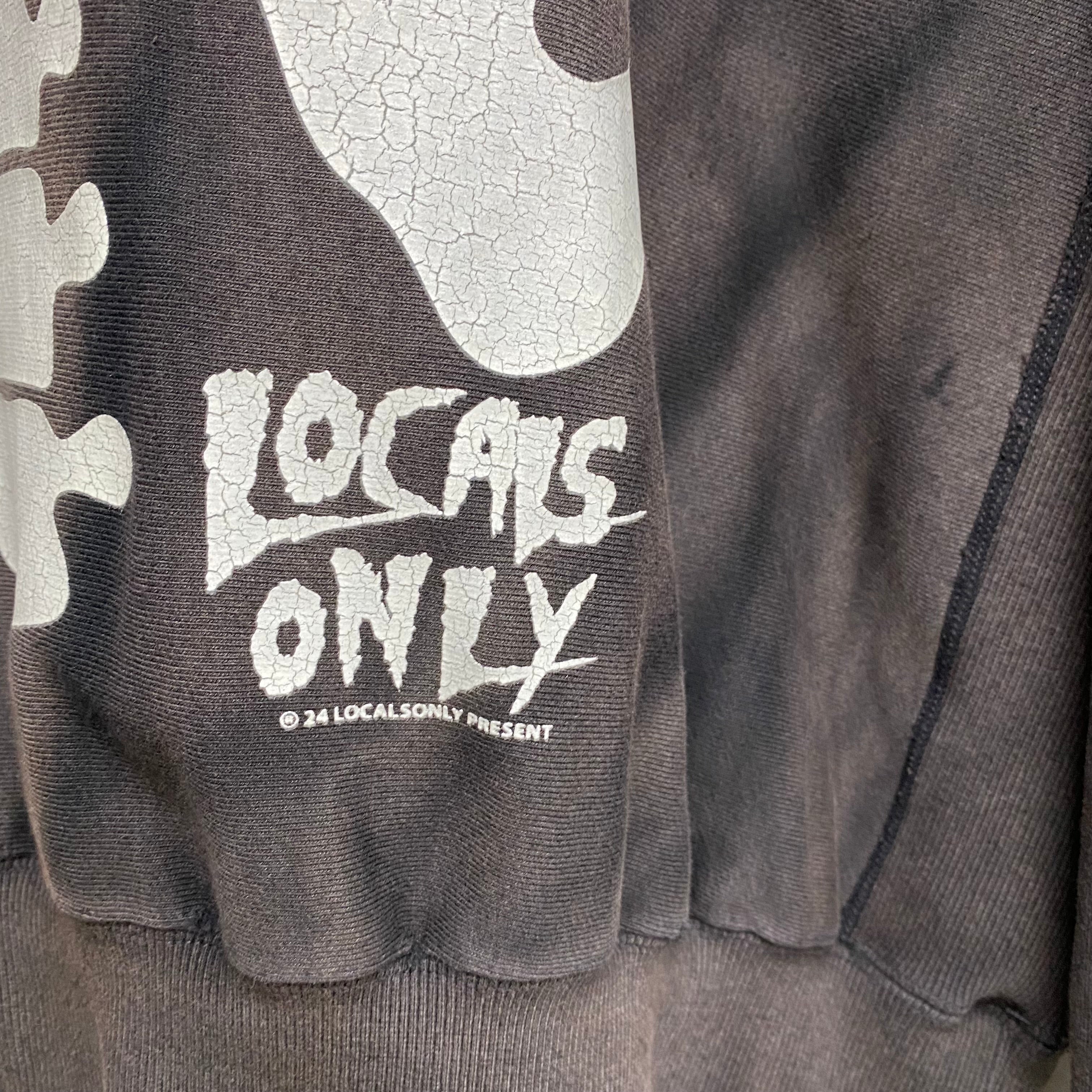 ［ FINAL ONE ! ］SKELETON HOODIE SUN FADED  / LOCALS ONLY