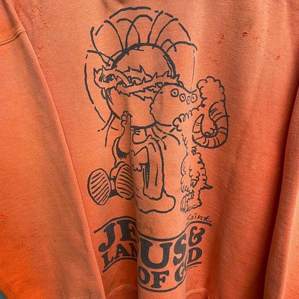 SAINT MICHAEL CREW NECK SWEAT SHIRTS ' JESUS & LAMB OF GOD ' / Saint Michael
