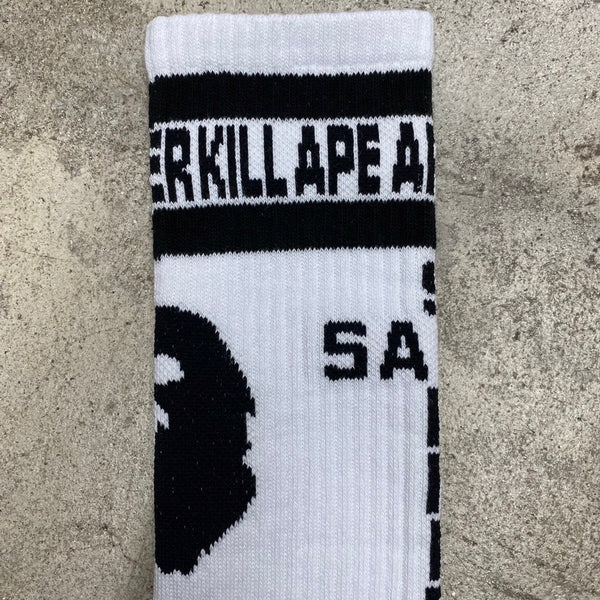 SAINT MICHAEL x BAPE® SOCKS ' APE ' -COLLABORATION- / Saint Michael