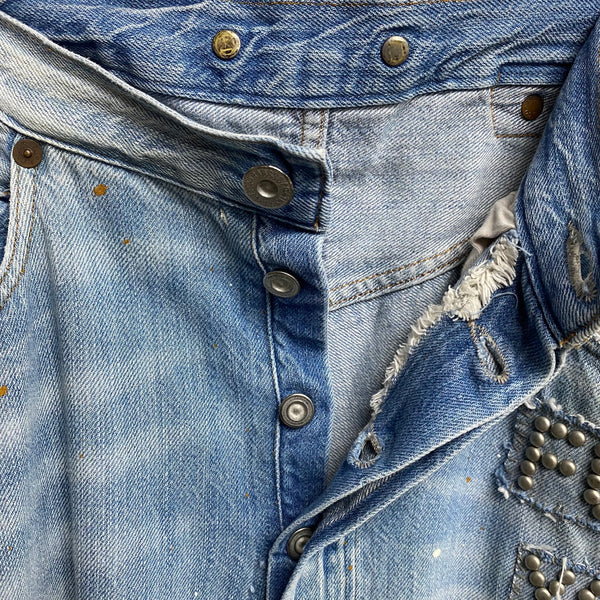 [ ONLY ONE ! ] FAMOUSZ 1890-501 LEVIES VINTAGE CLOTHING CUSTOM DENIM  / FAMOUZ