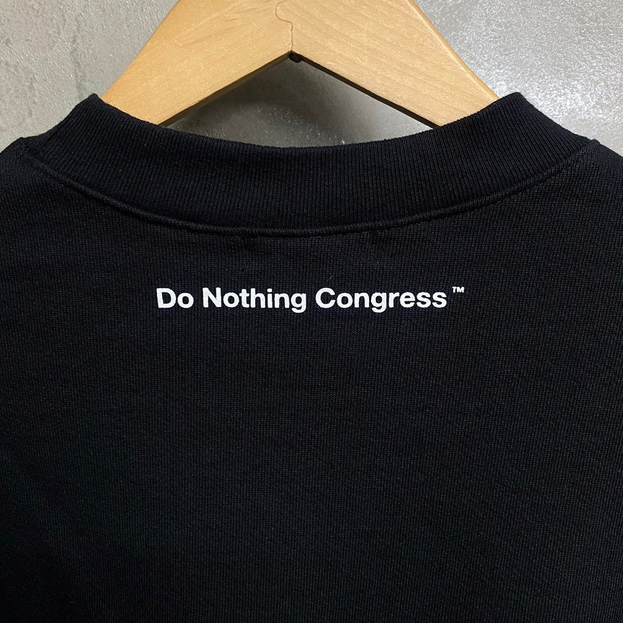 Do Nothing Congress CREW NECK SWEAT " Just Do Nothing EMBR " / Do Nothing Congress