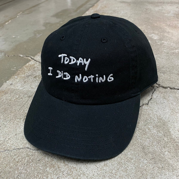 Do Nothing Congress CAP DNC x Thomas Lelu " TODAY I DID NOTHING " / Do Nothing Congress