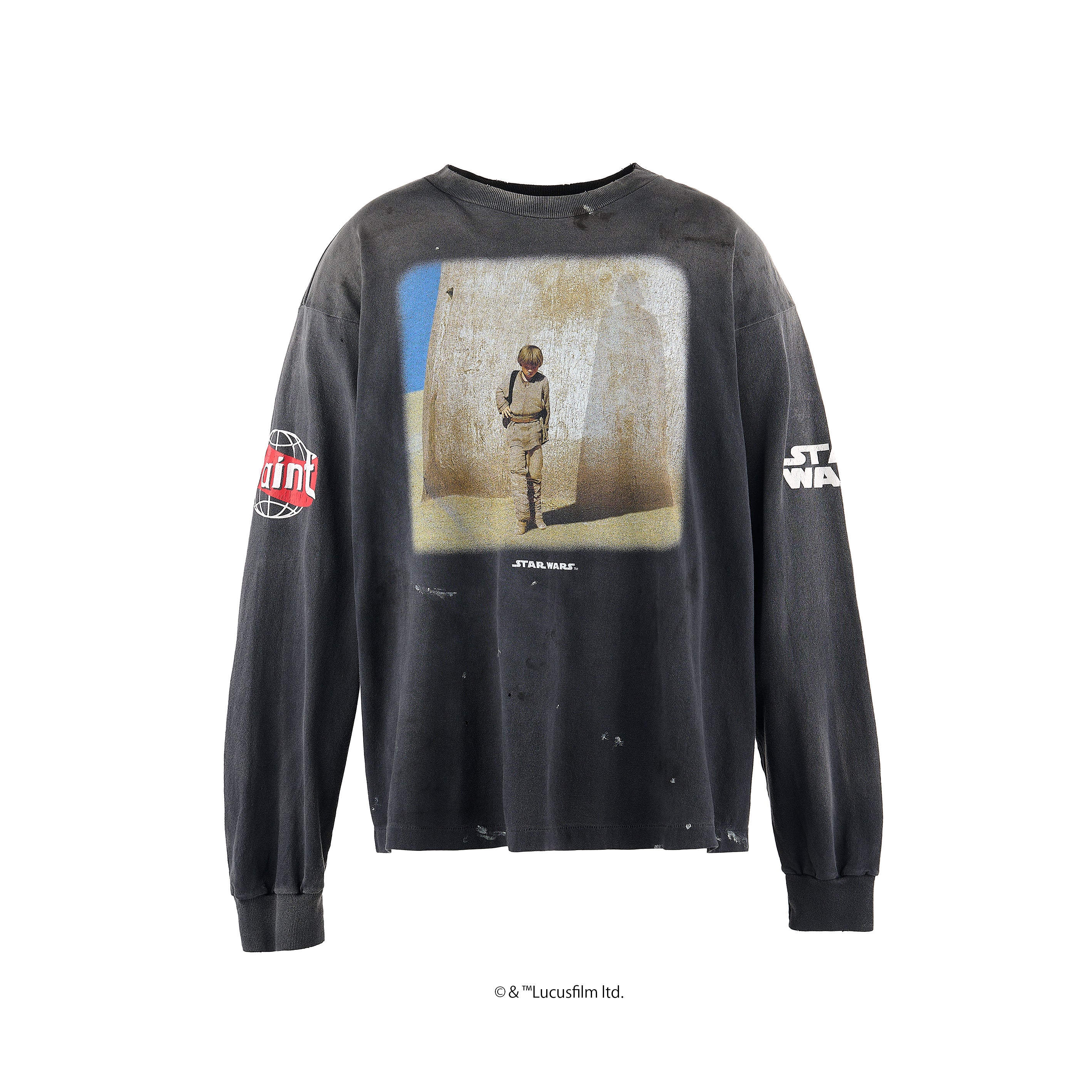 SAINT Mxxxxxx x STARWARS LONG SLEEVE T-SHIRTS ' DARTHVADER ' -COLLABORATION-/ Saint Michael