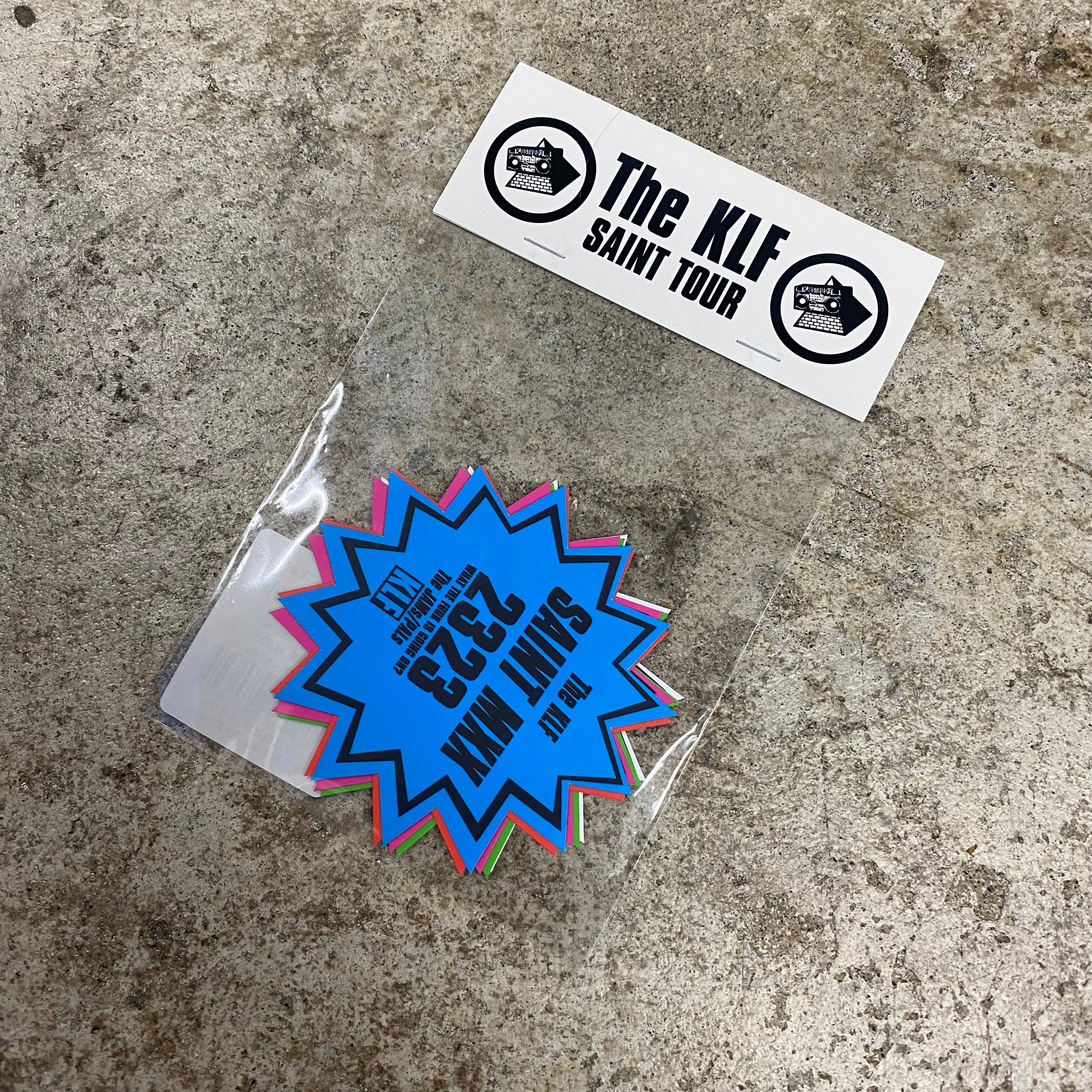 [ FINAL ONE ! ] SAINT Mxxxxxx × The KLF STICKER SET " KLF " / Saint Michael