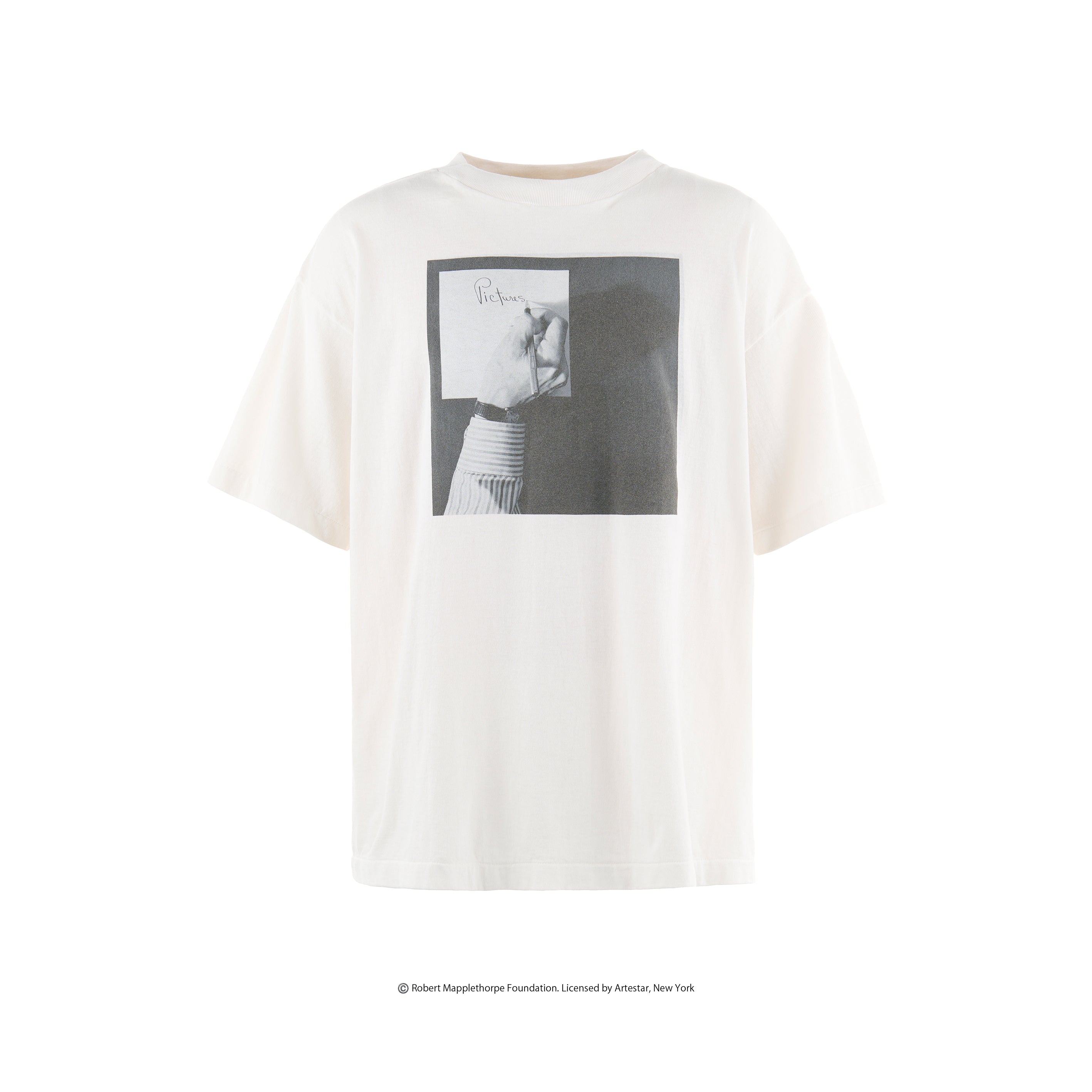 SAINT Mxxxxxx x Robert Mapplethorpe SHORT SLEEVE T-SHIRT ' PICTURES ' -COLLABORATION- / Saint Michael