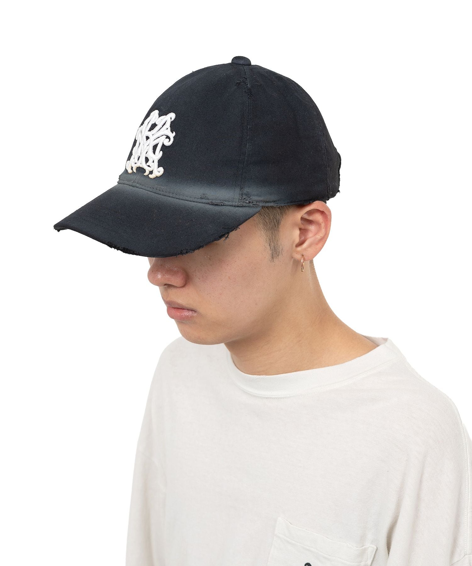KAMIYA  "KMY" Distressed Cap / KAMIYA