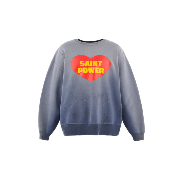SAINT Mxxxxxx CREW NECK SWEAT SHIRTS “ SAINT POWER “ / Saint Michael