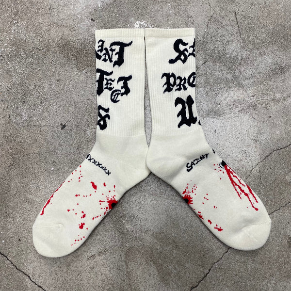 SAINT MICHAEL SOCKS ' SAINT PROTECT ' / Saint Michael