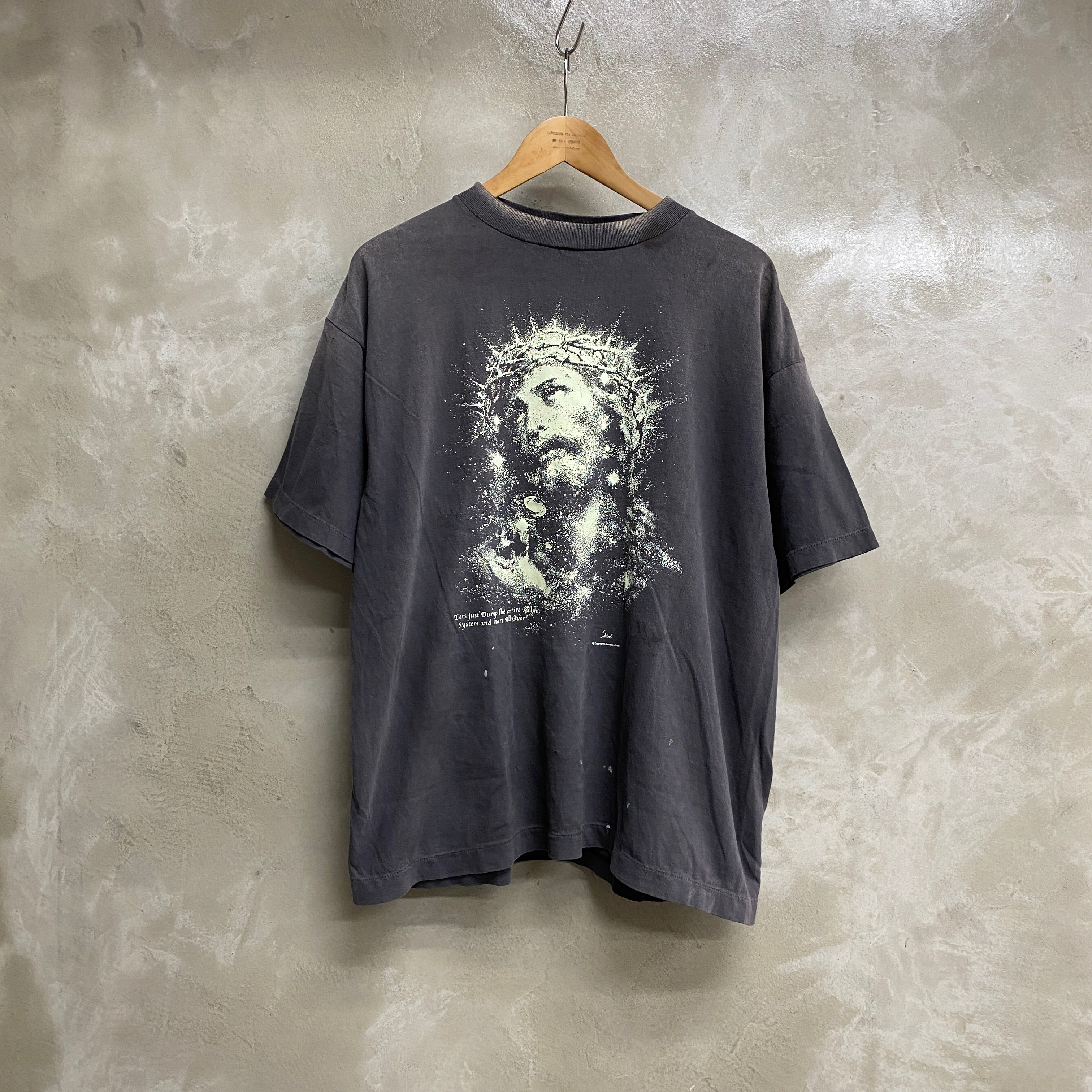 ［ FINAL ONE ! ］SAINT Mxxxxxx SHORT SLEEVE T-SHIRT ' JESUS ' / Saint Michael