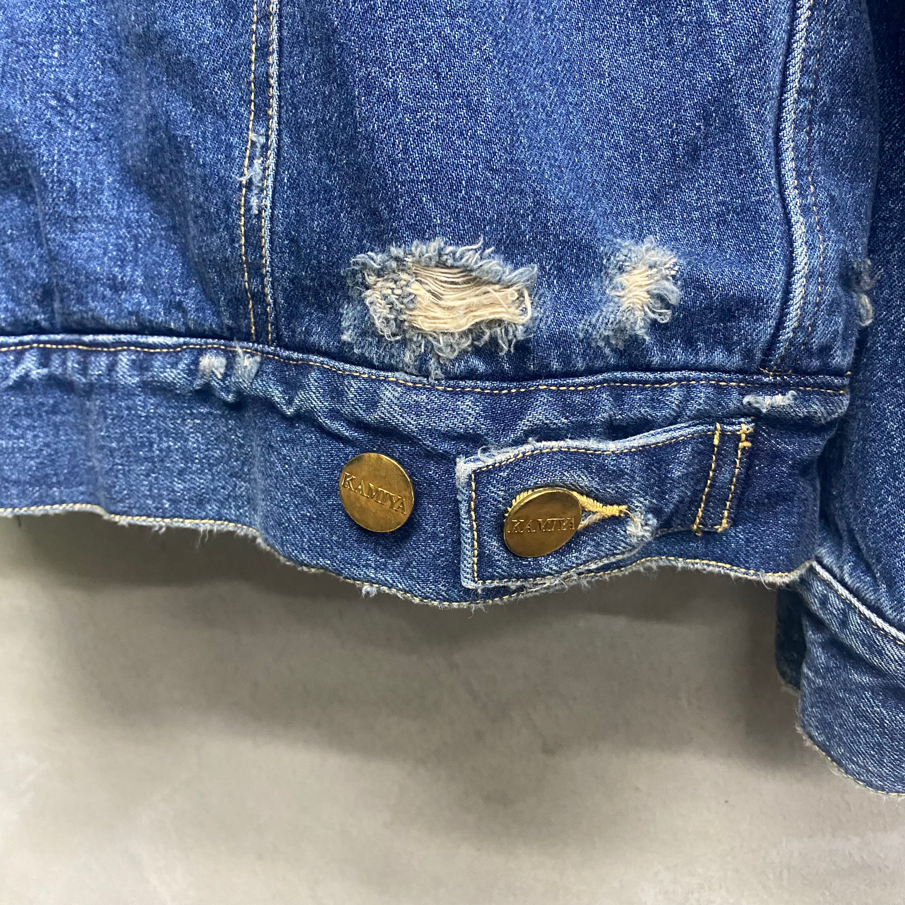 Boa Lining Denim Jacket
 / KAMIYA