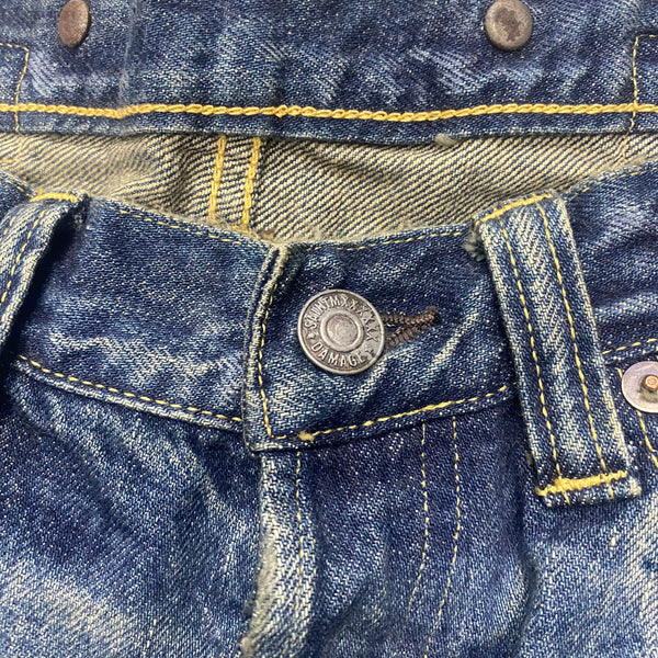 SAINT MICHAEL x BerBerJin DENIM PANTS ' 5POCKET DEMAGE ' -COLLABORATION- / Saint Michael