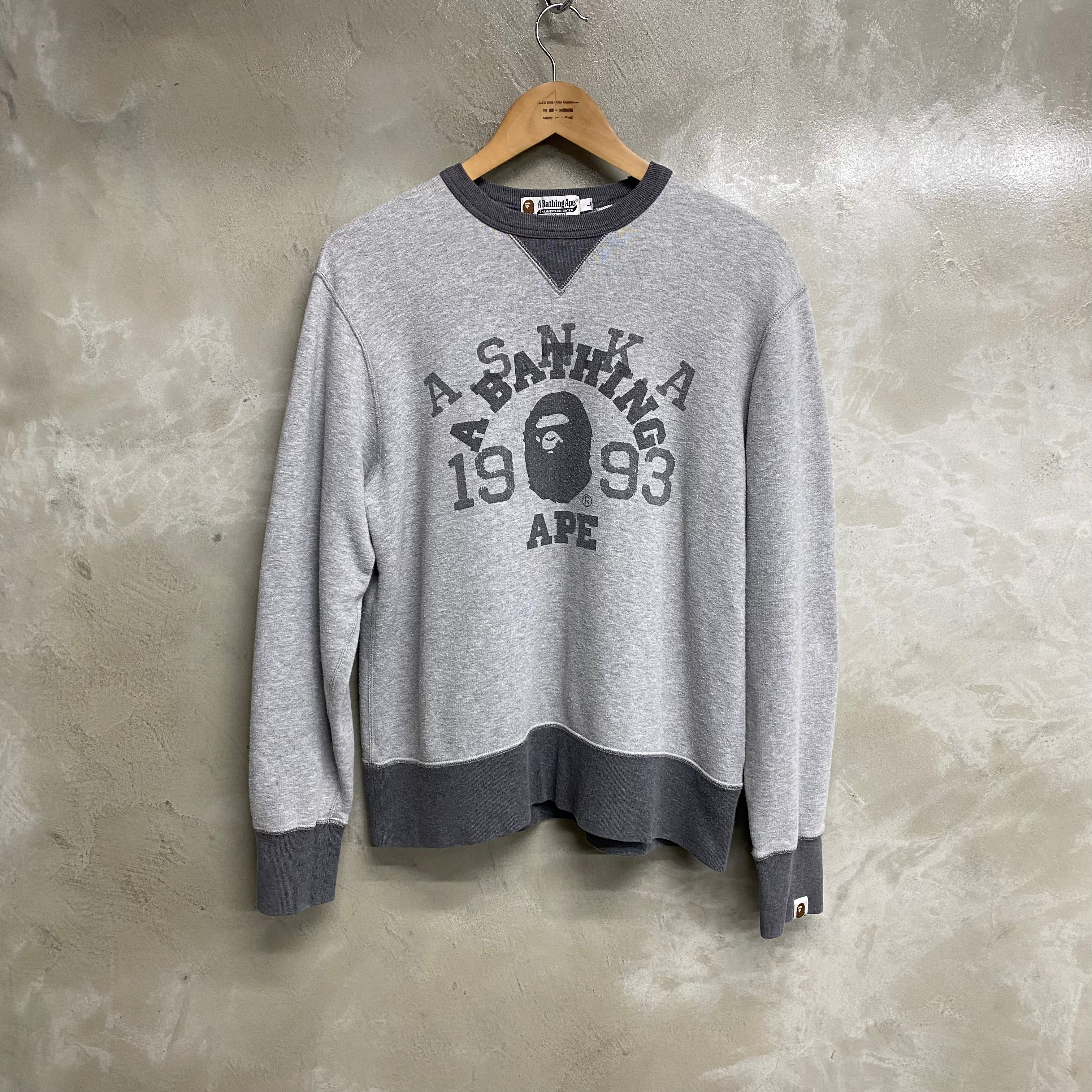 [ ONLY ONE ! ] A BATHING APE SWEAT SHIRT ‘ ASNKA ’ / STREET ARCHIVE PIECES