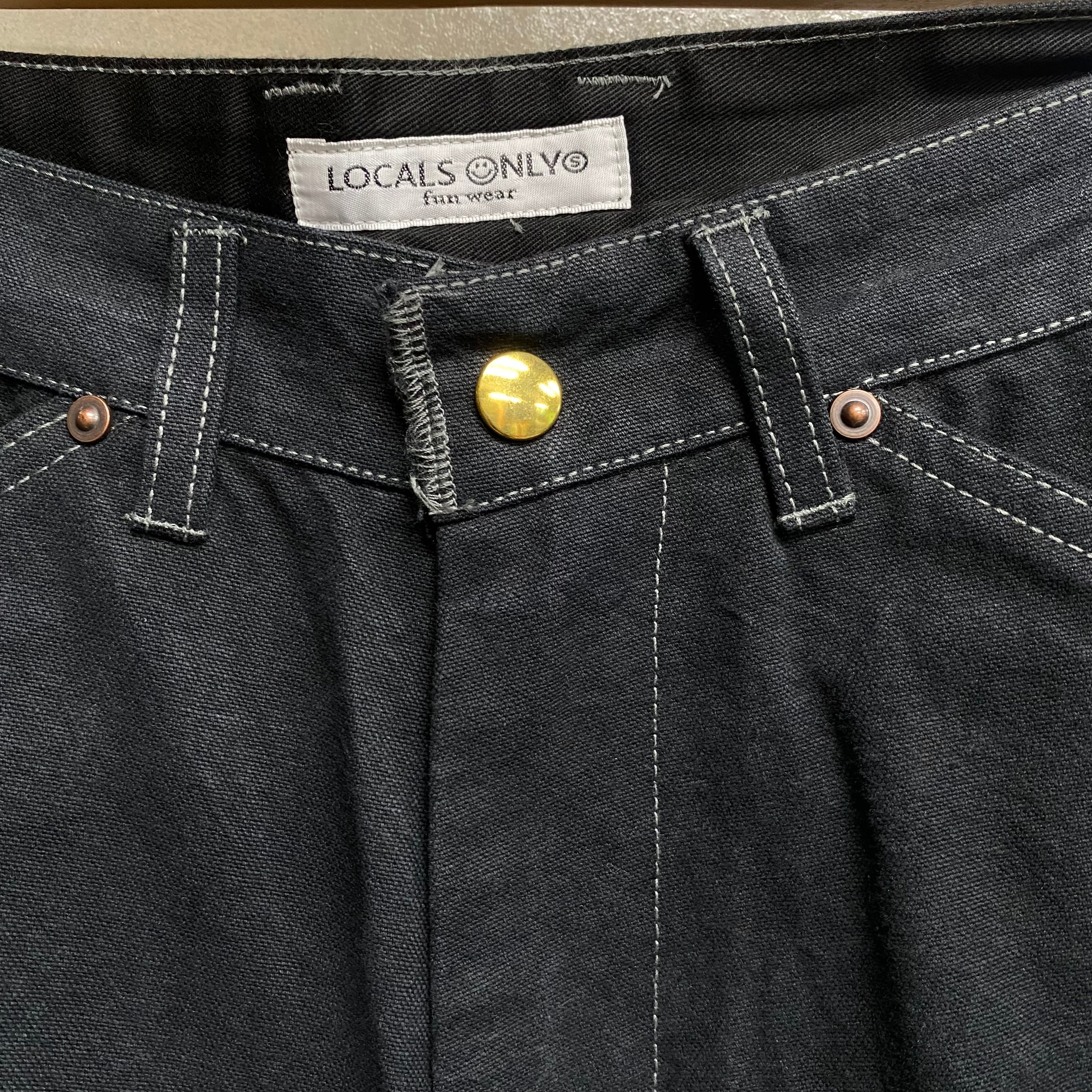 DUCK CANVAS DOUBLE KNEE CROPPED PANTS  / LOCALS ONLY