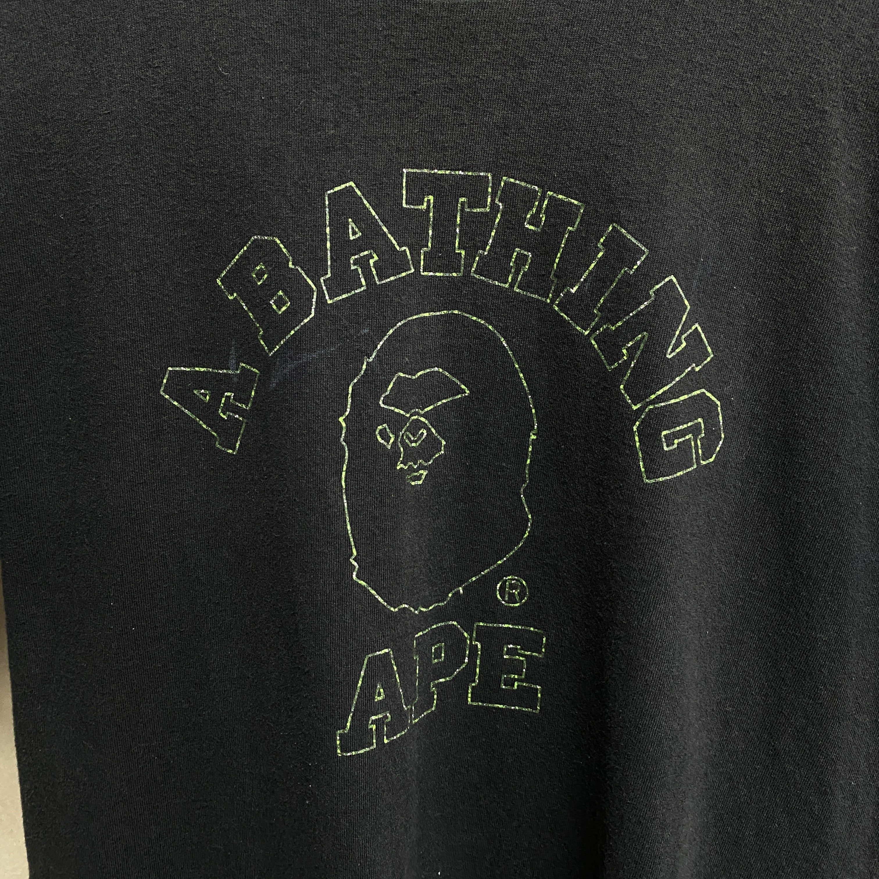 [ USED ] USED A BATHING APE SHORT SLEEVE SHIRT  / USED STREET