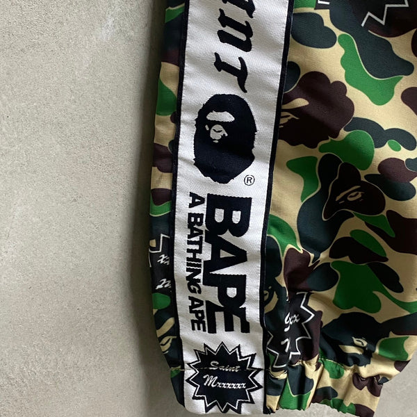 SAINT MICHAEL x BAPE® TRACK PANTS ' ST APE ' -COLLABORATION-/ Saint Michael