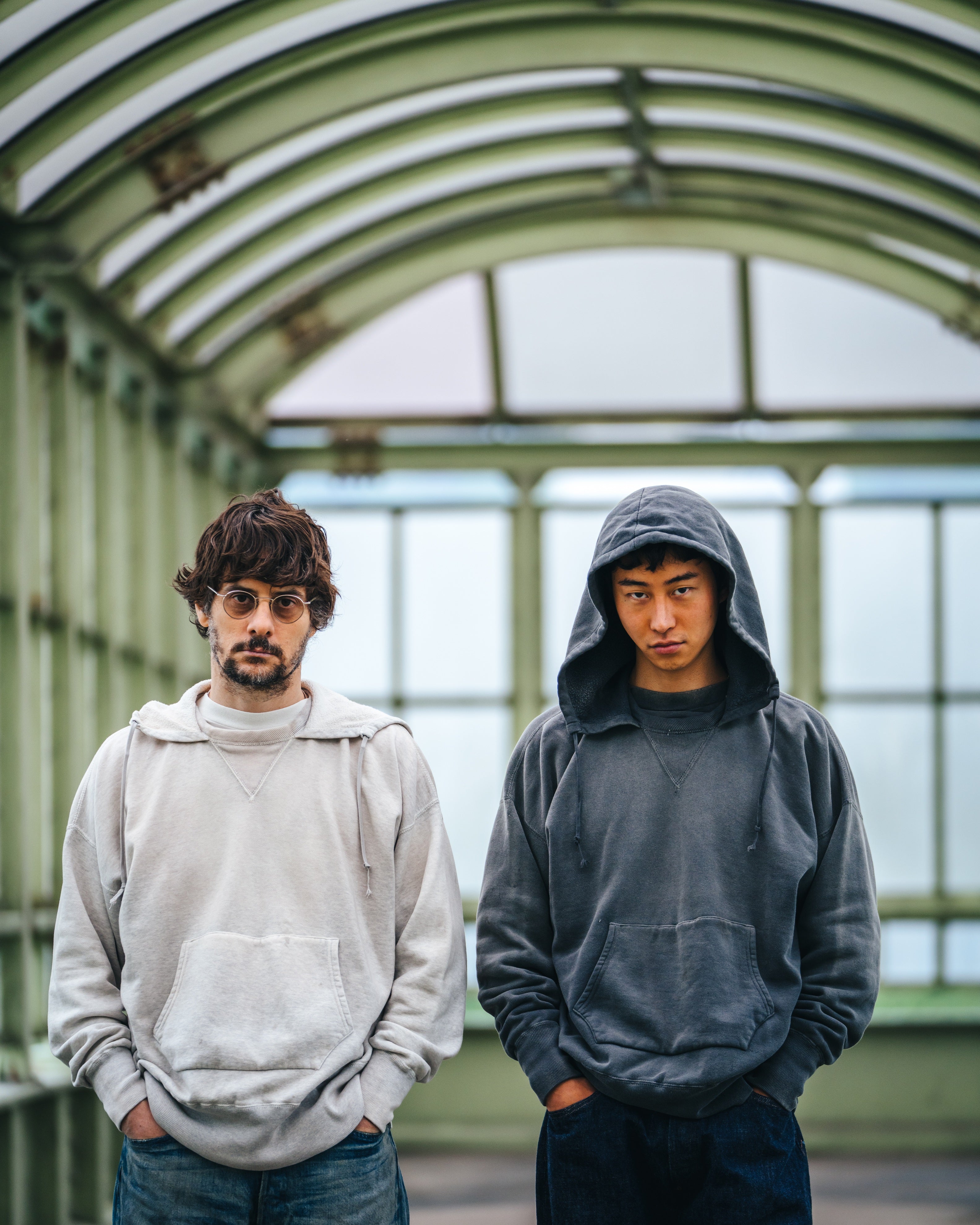 SAINT MICHAEL x BerBerJin HOODIE ' V ' -COLLABORATION- / Saint Michael