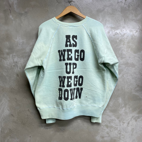 SAINT MICHAEL RAGLAN CREW NECK SWEAT SHIRTS ‘ JESUS ‘  / Saint Michael