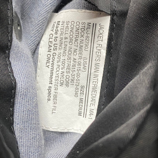 CONCORD  MA-1 FLIGHT JACKET 90’s  / U.S.MILITARY