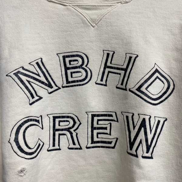 [ USED ] NEIGHBORHOOD SWEAT SHIRT ‘ DAMAGE ’ / USED STREET
