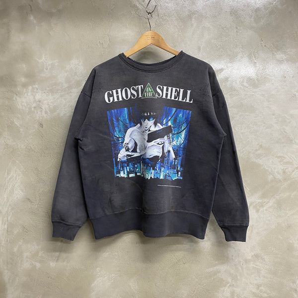 SAINT Mxxxxxx x GHOST IN THE SHELL CREW NECK SWEAT SHIRTS ' GST IN THE S ' -COLLABORATION-/ Saint Michael