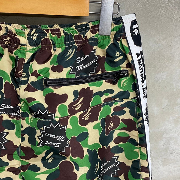 SAINT MICHAEL x BAPE® TRACK PANTS ' ST APE ' -COLLABORATION-/ Saint Michael