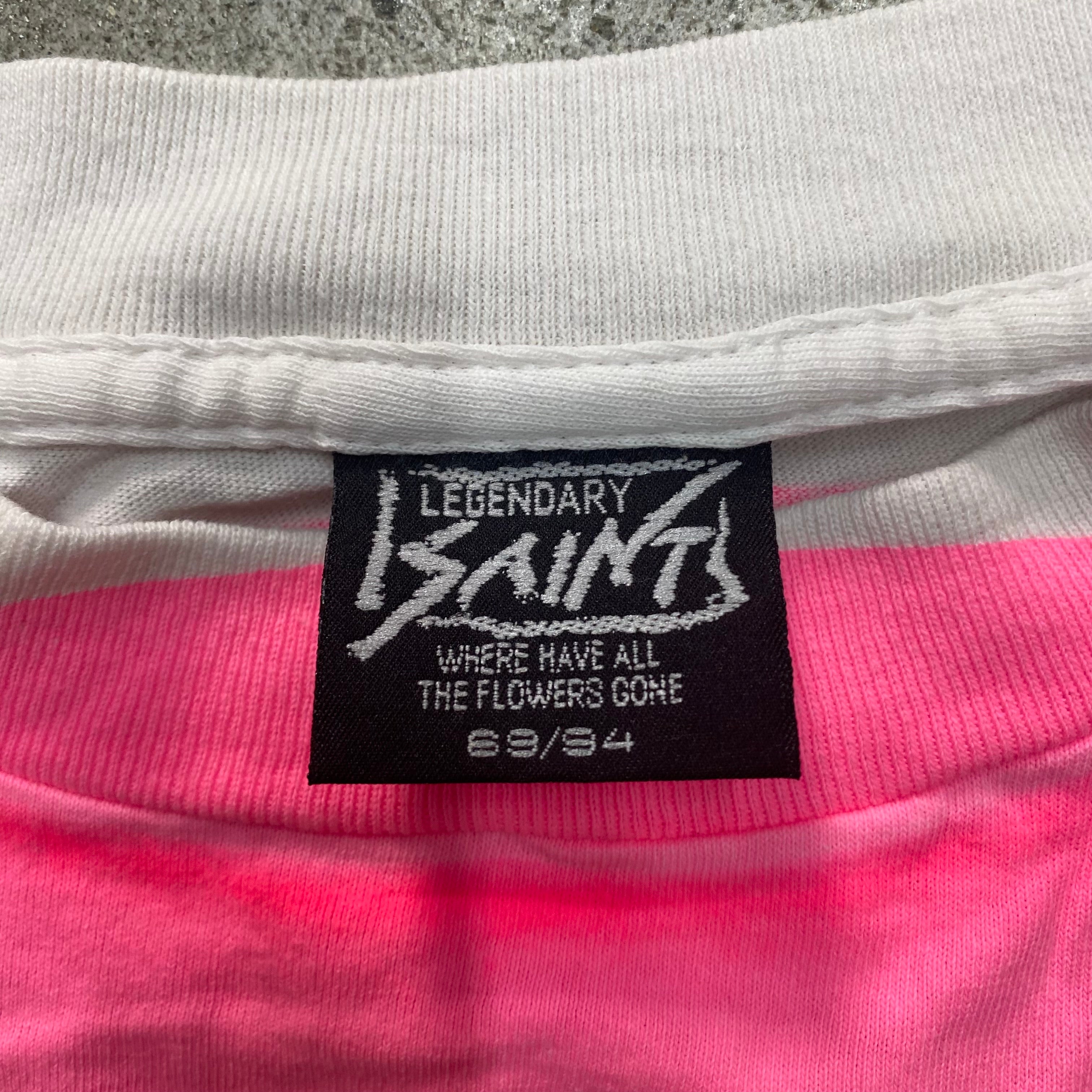 [ FINAL ONE ! ] SAINT Mxxxxxx x A BATHING APE  SHORT SLEEVE T-SHIRTS ' HAND PRINT ' -COLLABORATION-/ Saint Michael