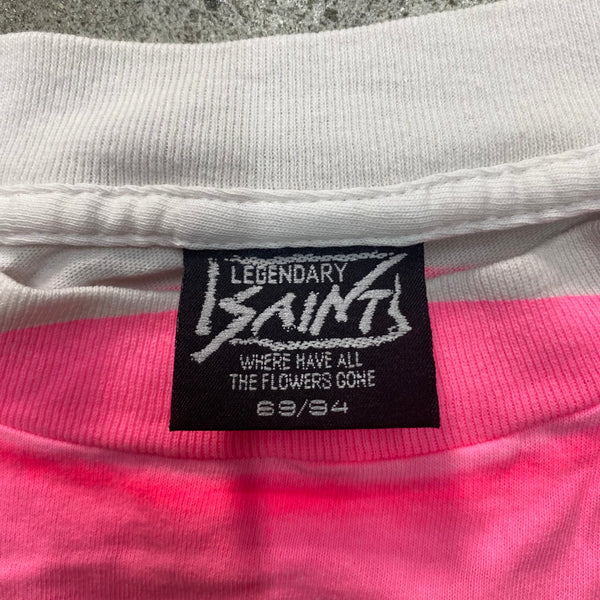 SAINT Mxxxxxx x A BATHING APE  SHORT SLEEVE T-SHIRTS ' HAND PRINT ' -COLLABORATION-/ Saint Michael