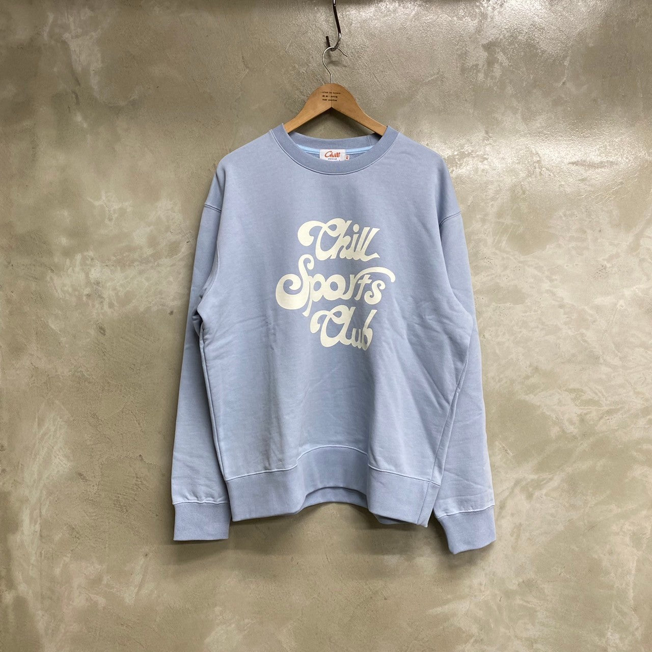 [ FINAL ONE ! ] CHILL SPORTS CLUB  7ORIGINAL LOGO CREW NECK SWEAT / CHILL SPORTS CLUB