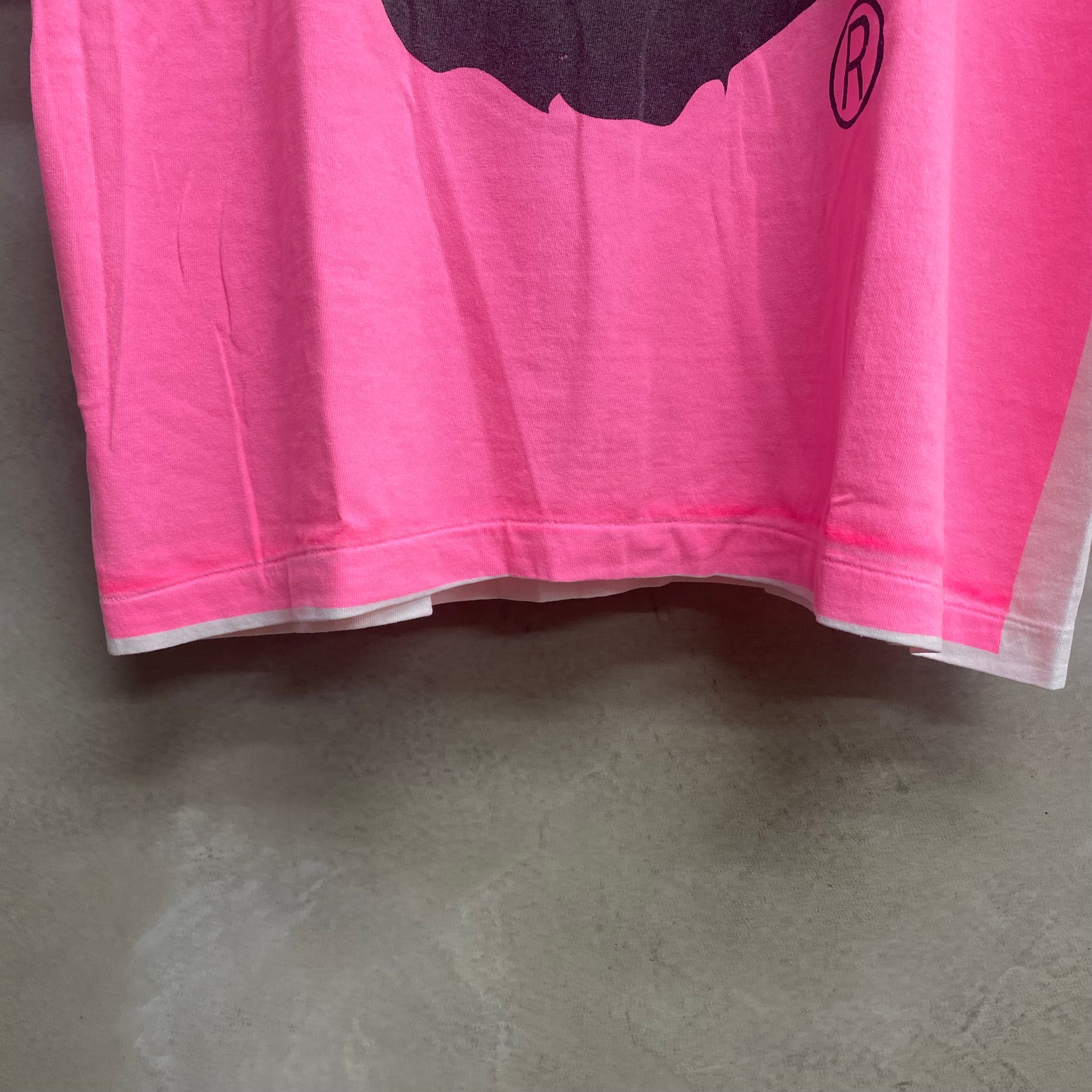 [ FINAL ONE ! ] SAINT Mxxxxxx x A BATHING APE  SHORT SLEEVE T-SHIRTS ' HAND PRINT ' -COLLABORATION-/ Saint Michael