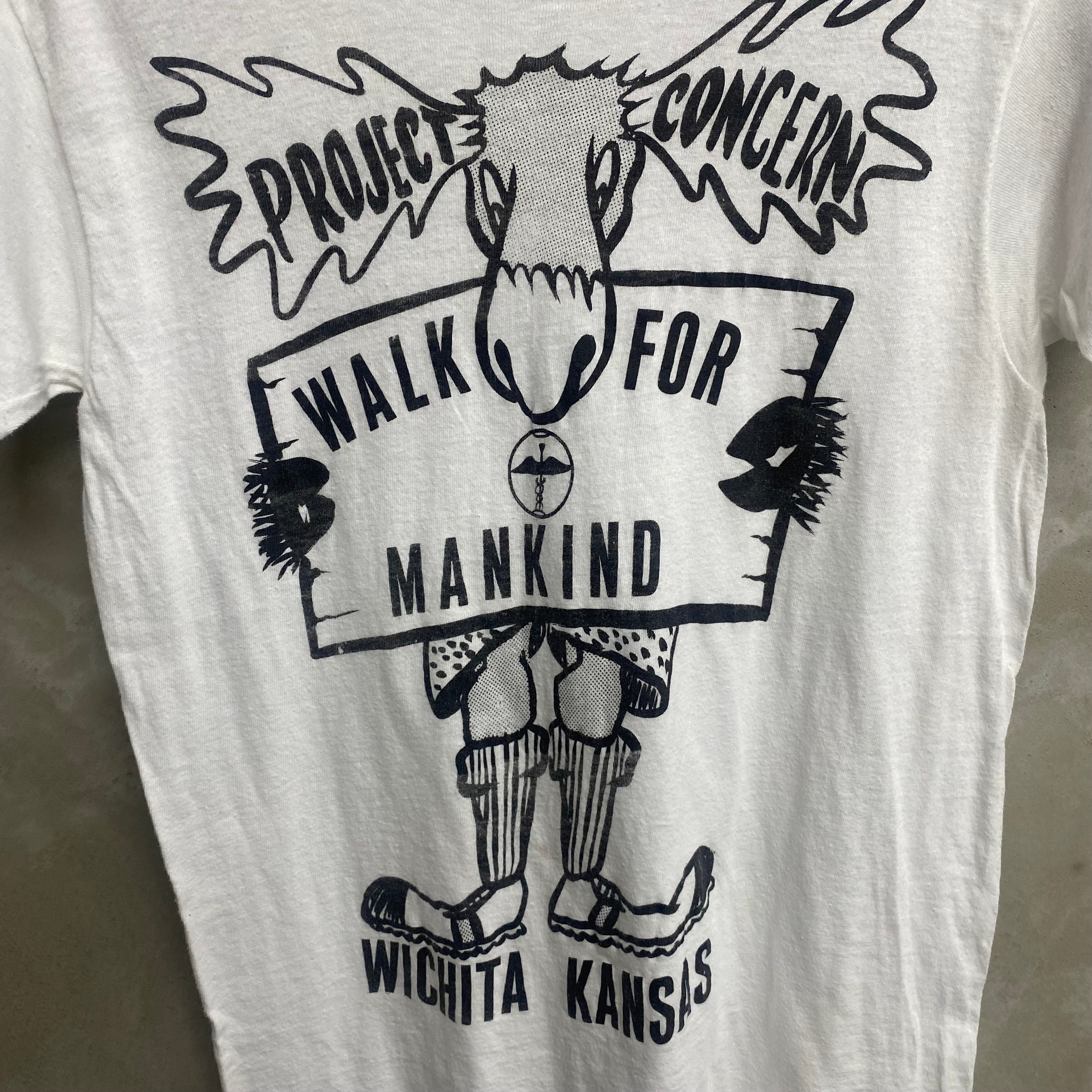 [ ONLY ONE ! ] WALK FOR MANKIND SHORT SLEEVE T-SHIRT / Mr.Clean Select